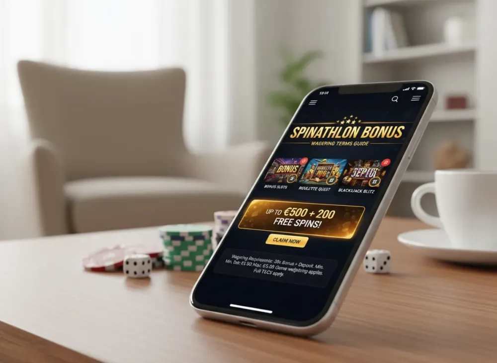 Spinathlon bonus explained with wagering terms guide